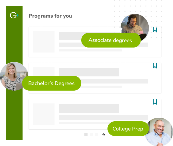Programs for you: College degrees, short form learning and master's degrees