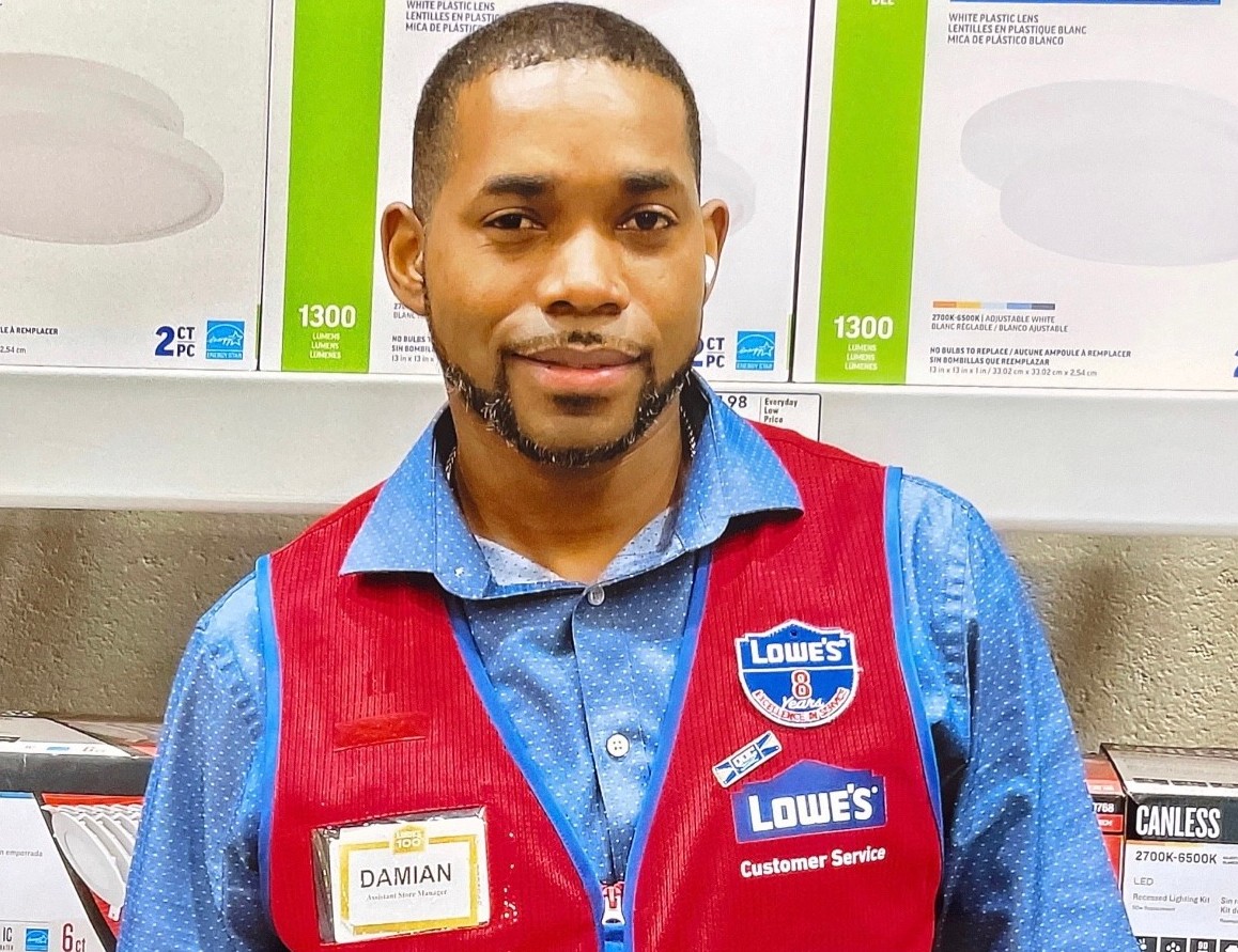 Damian, Lowe's Tuition Assistance student