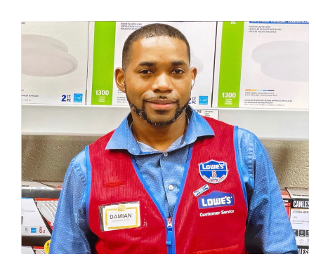 Damien, Lowe's Tuition Assistance student