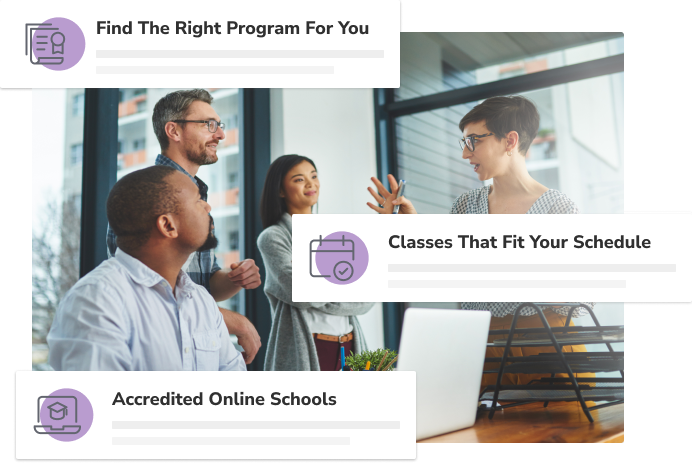 Find the right program for you, classes that fit your schedule, and accredited online schools