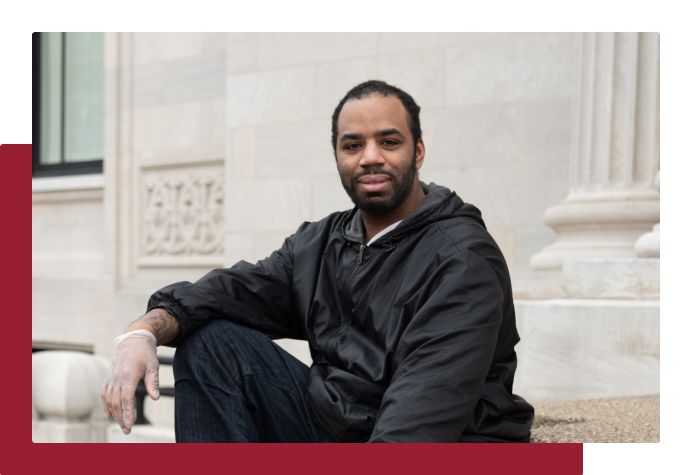 Smiling IU Health student