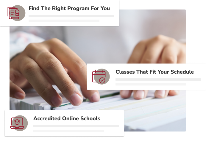 Find the right program for you, Classes that fit your schedule, Accredited online schools