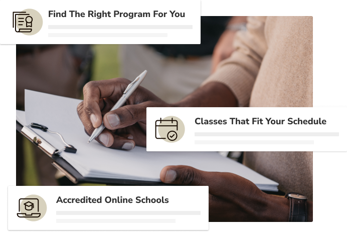 Find the right program for you, Classes that fit your schedule, Accredited online schools