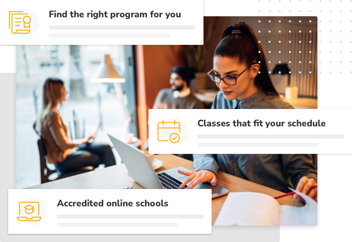 Find the right program for you, classes that fit your schedule, accredited online schools