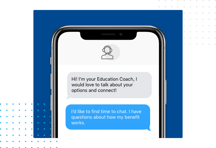 Chat with your coach via text!